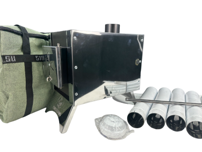 Печь дровяная "Сибирка" средняя (Нержавеющая сталь)